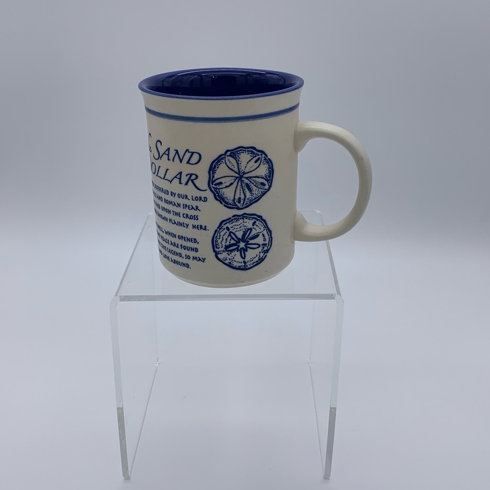 Decorative Legendary Sand Dollar Stoneware  Coffee Mug With Handle